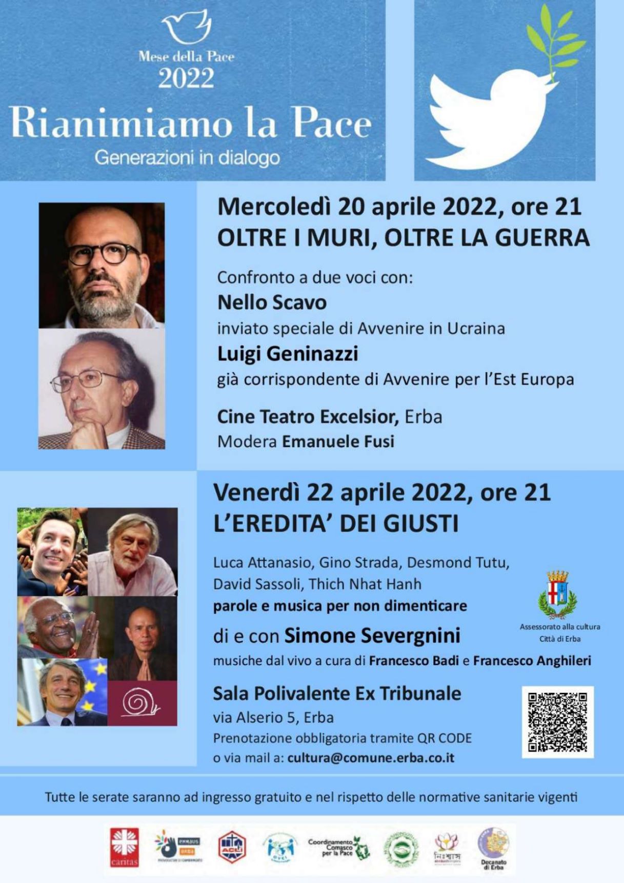 Oltre i muri, oltre la guerra - Rianimiamo la Pace 