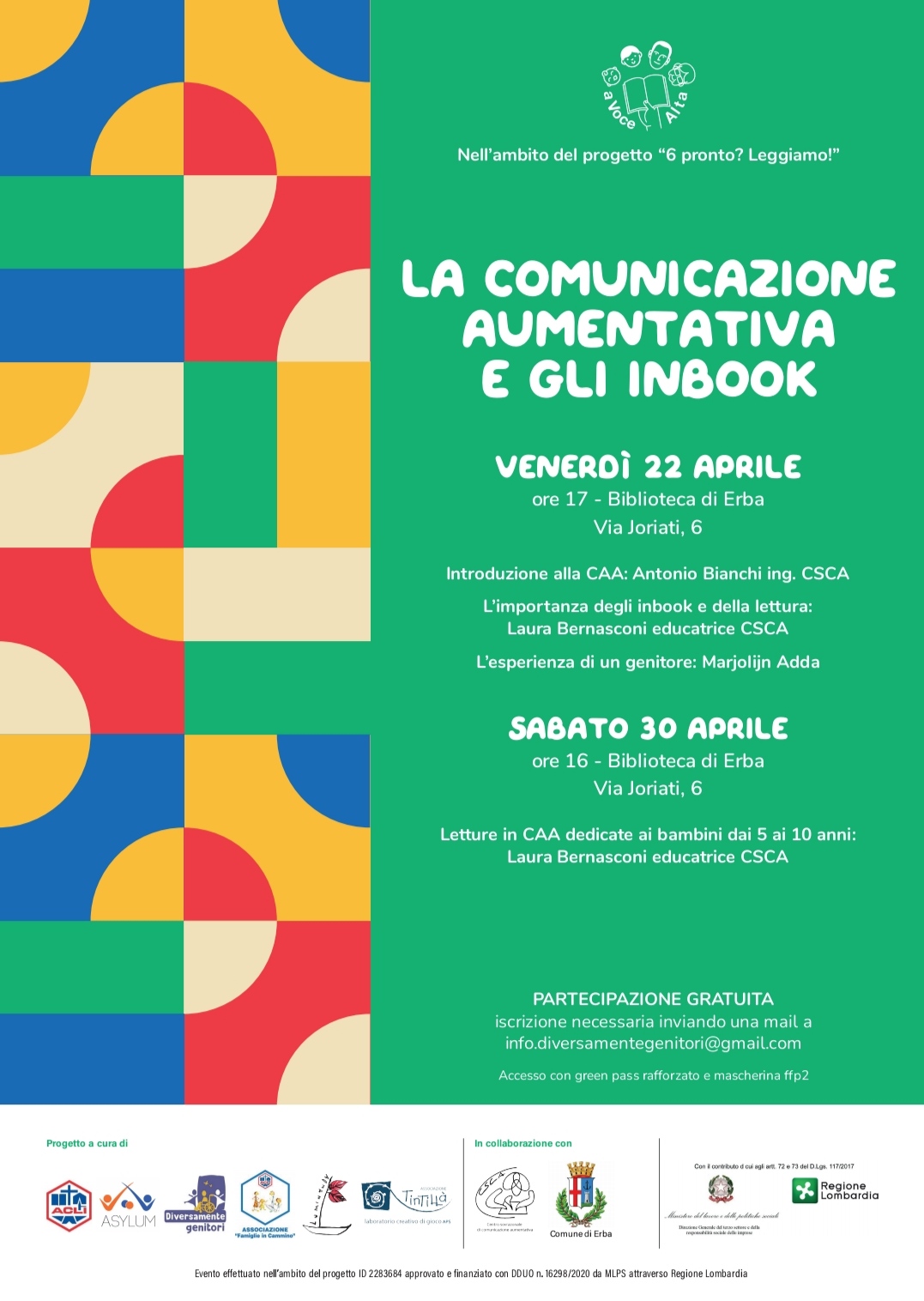 Incontri sulla Comunicazione aumentativa alternativa e gli inbook