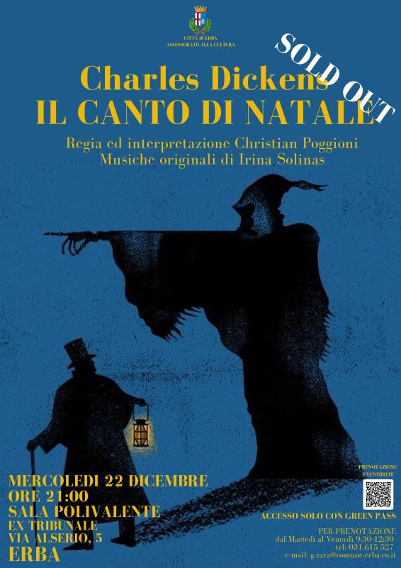 SOLD OUT   Note d'Autunno Erbesi - Il canto di Natale di C. Dickens
