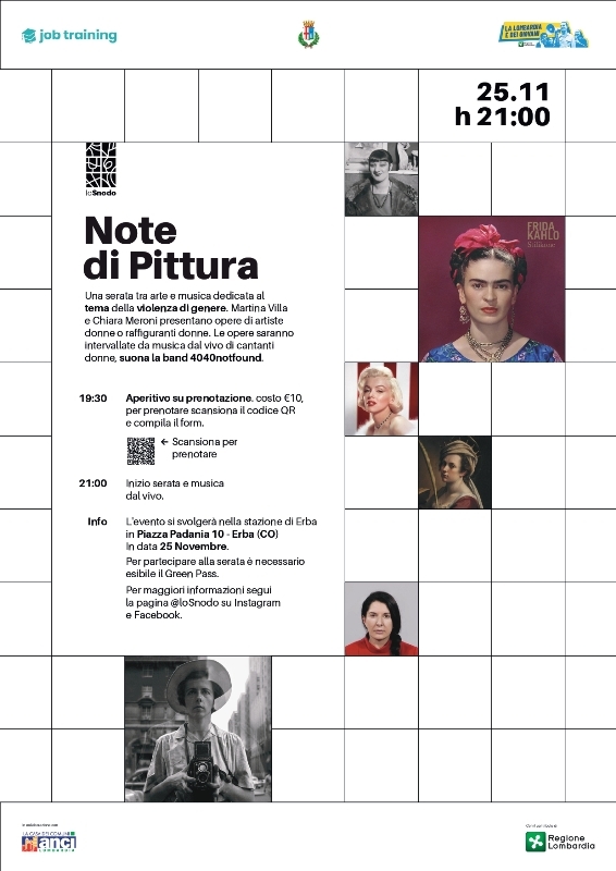 Note di Pittura, tra musica e arte