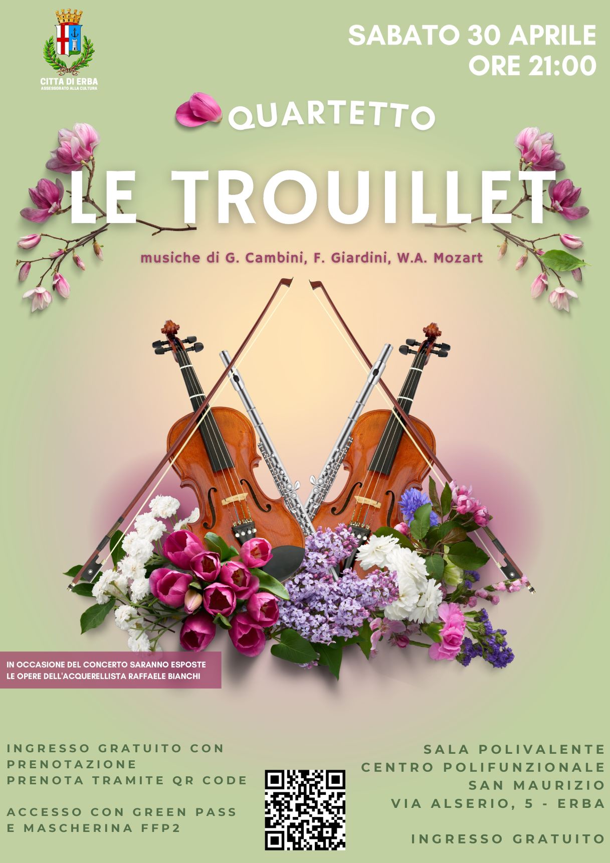 Primavera Erbese 2022 - Quartetto Le Trouillet 