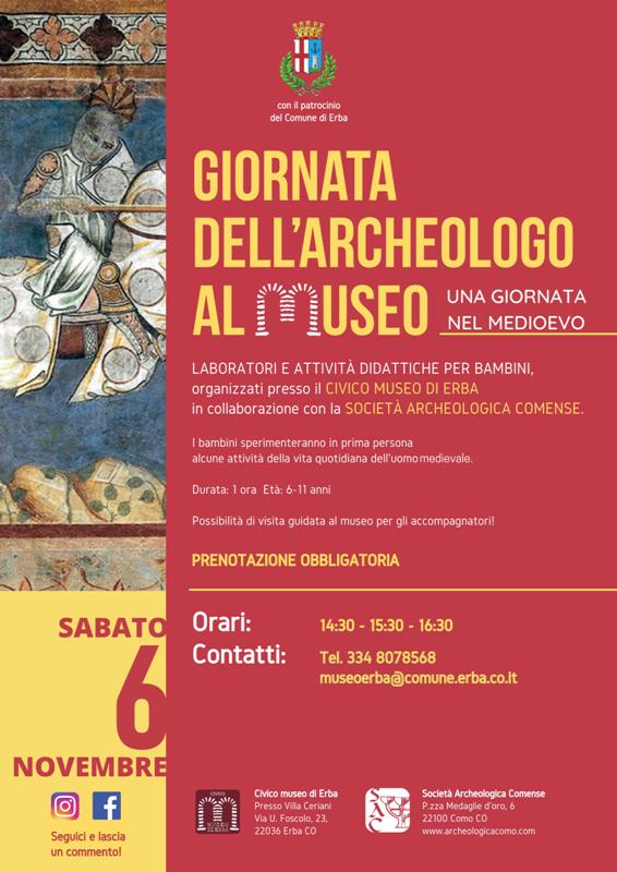 Giornata dell'archeologo al Museo - Una giornata nel Medioevo