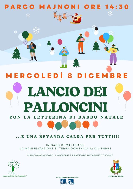 Santa Natale 2021 - Lancio dei Palloncini