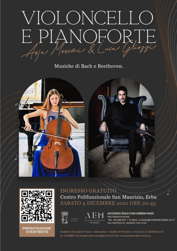 Note d'Autunno Erbesi - Violoncello e Pianoforte - Mosconi e Gliozzi