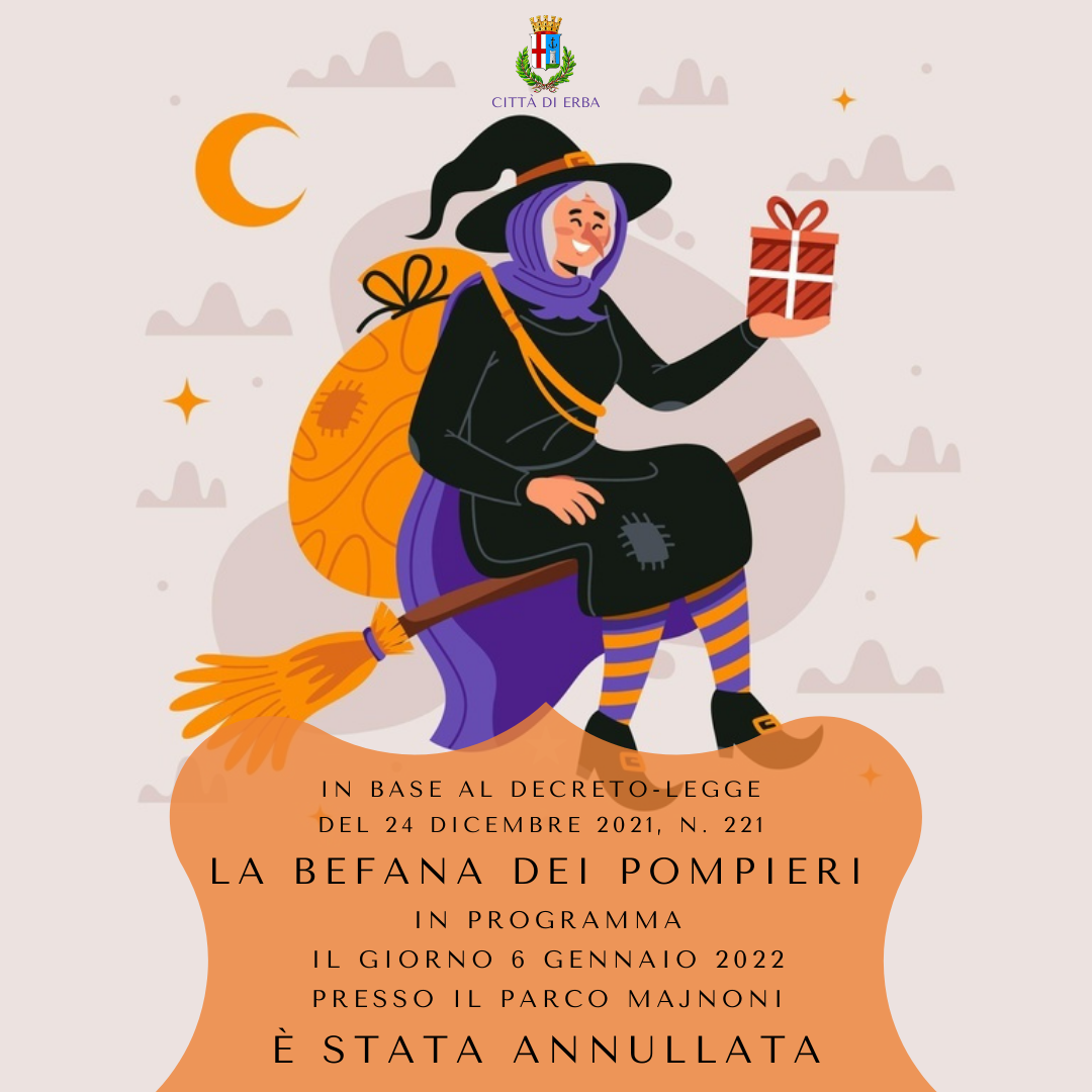 La Befana dei Pompieri EVENTO ANNULLATO