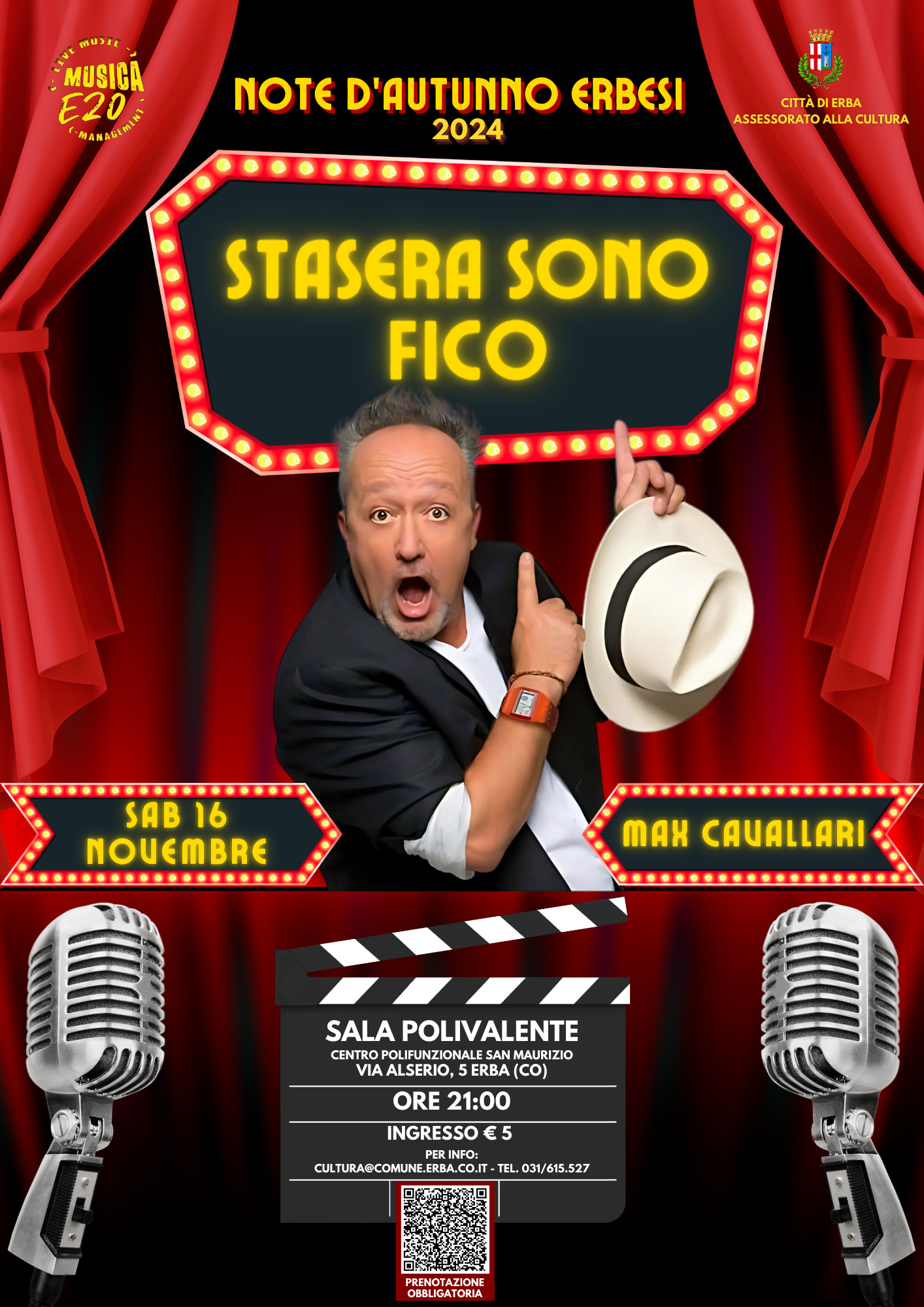 Comedy show Max Cavallari "Stasera sono fico"