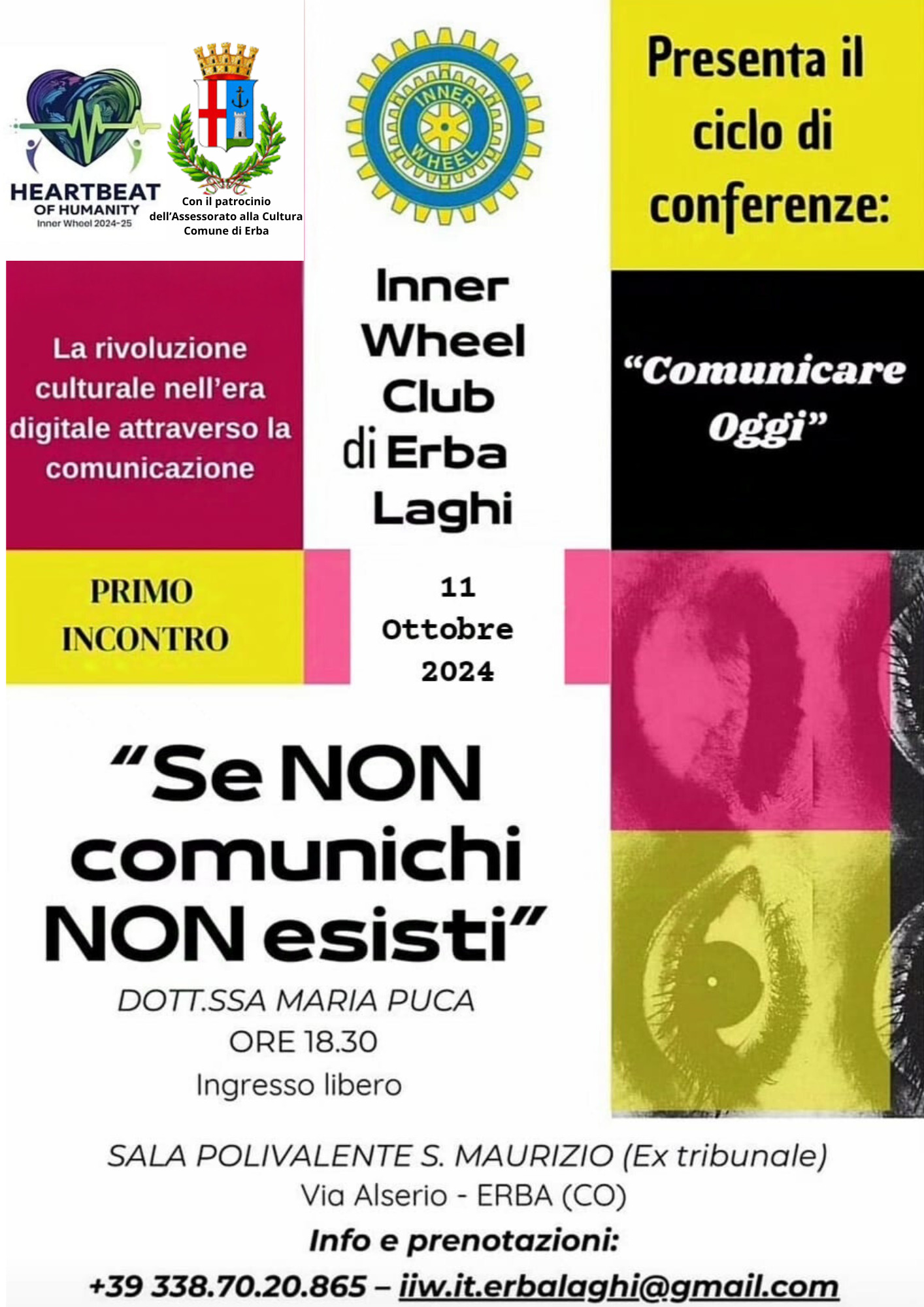 "Se non comunichi non esisti"