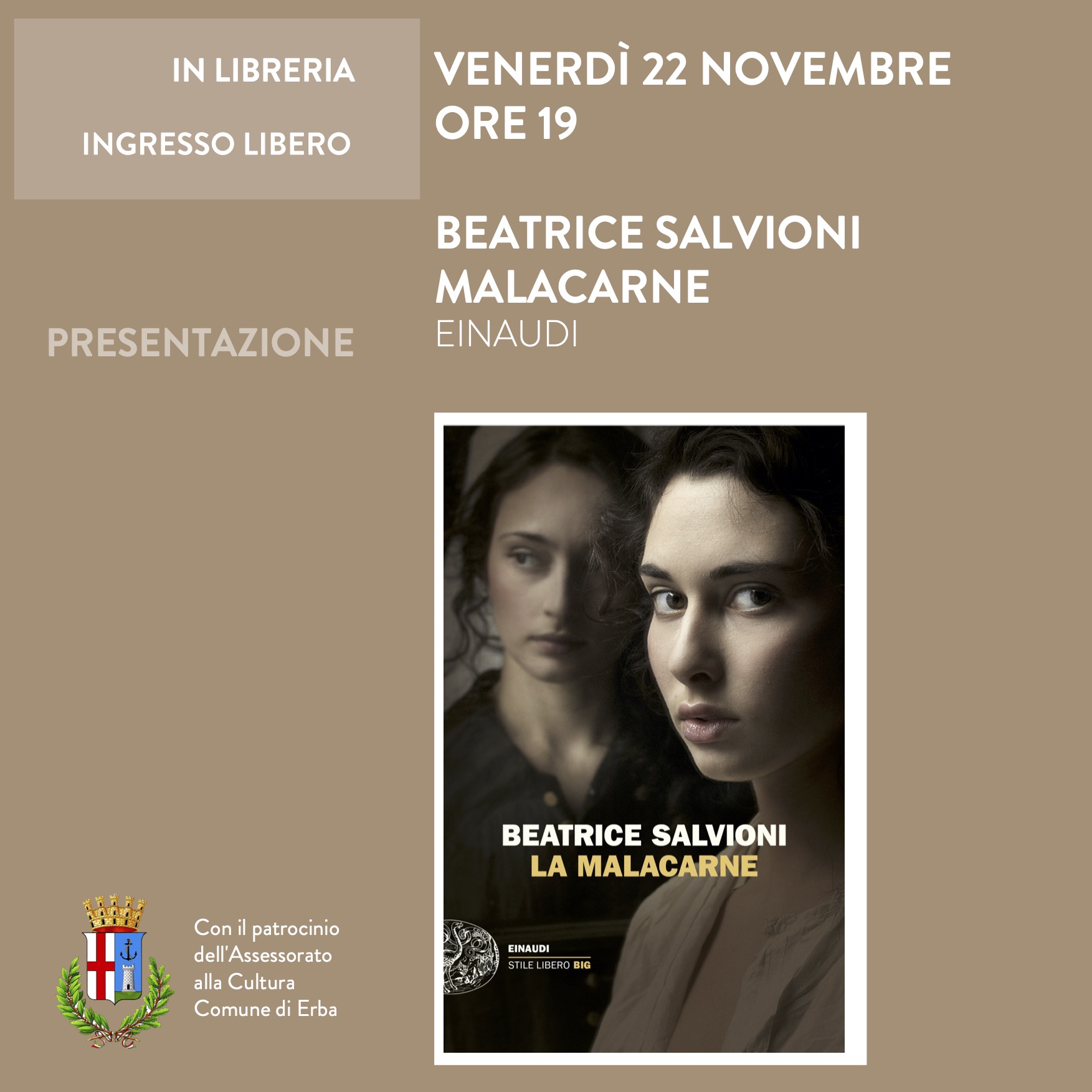 Presentazione libro "La Malacarne" - Beatrice Salvioni