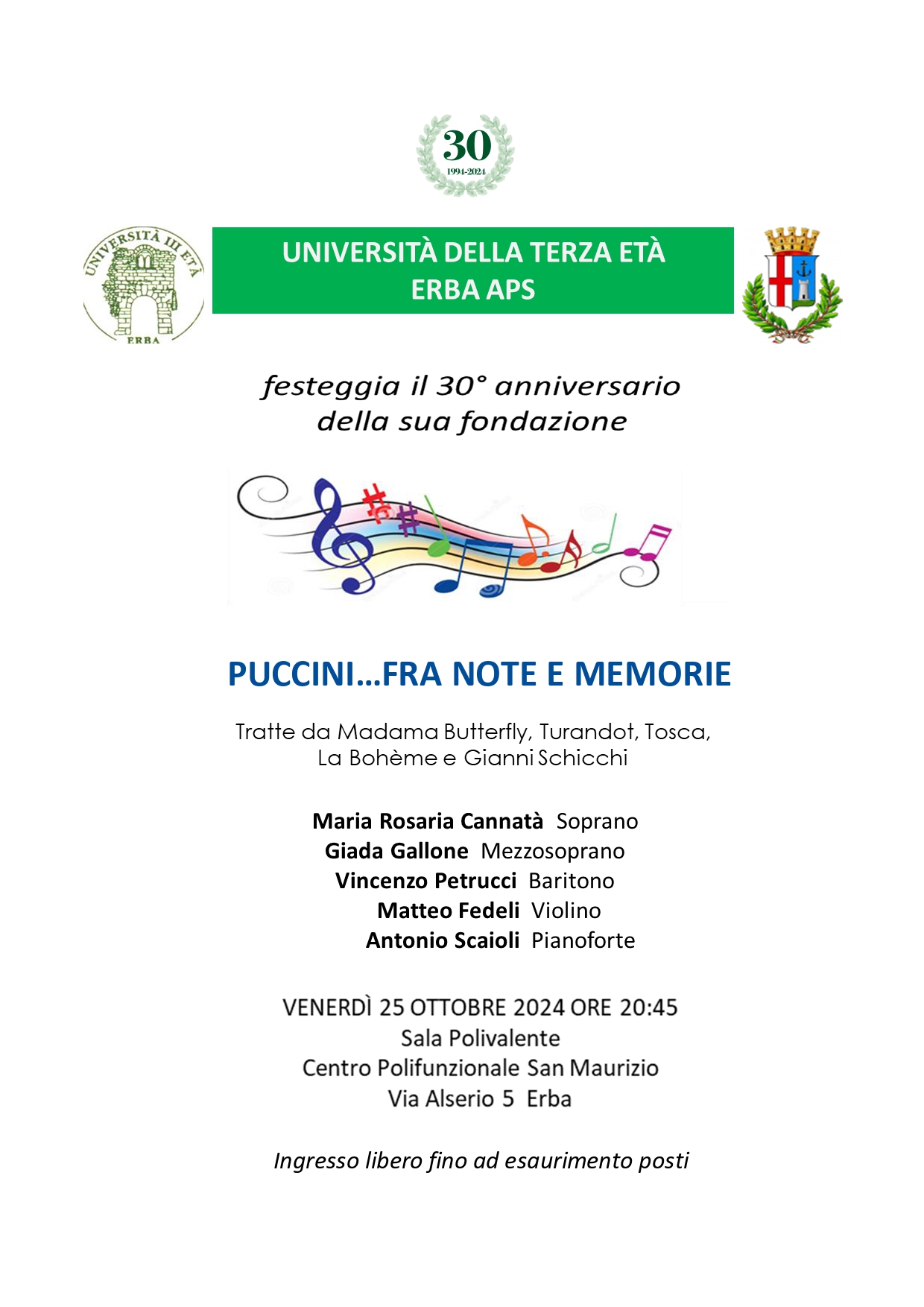 PUCCINI... fra note e memorie