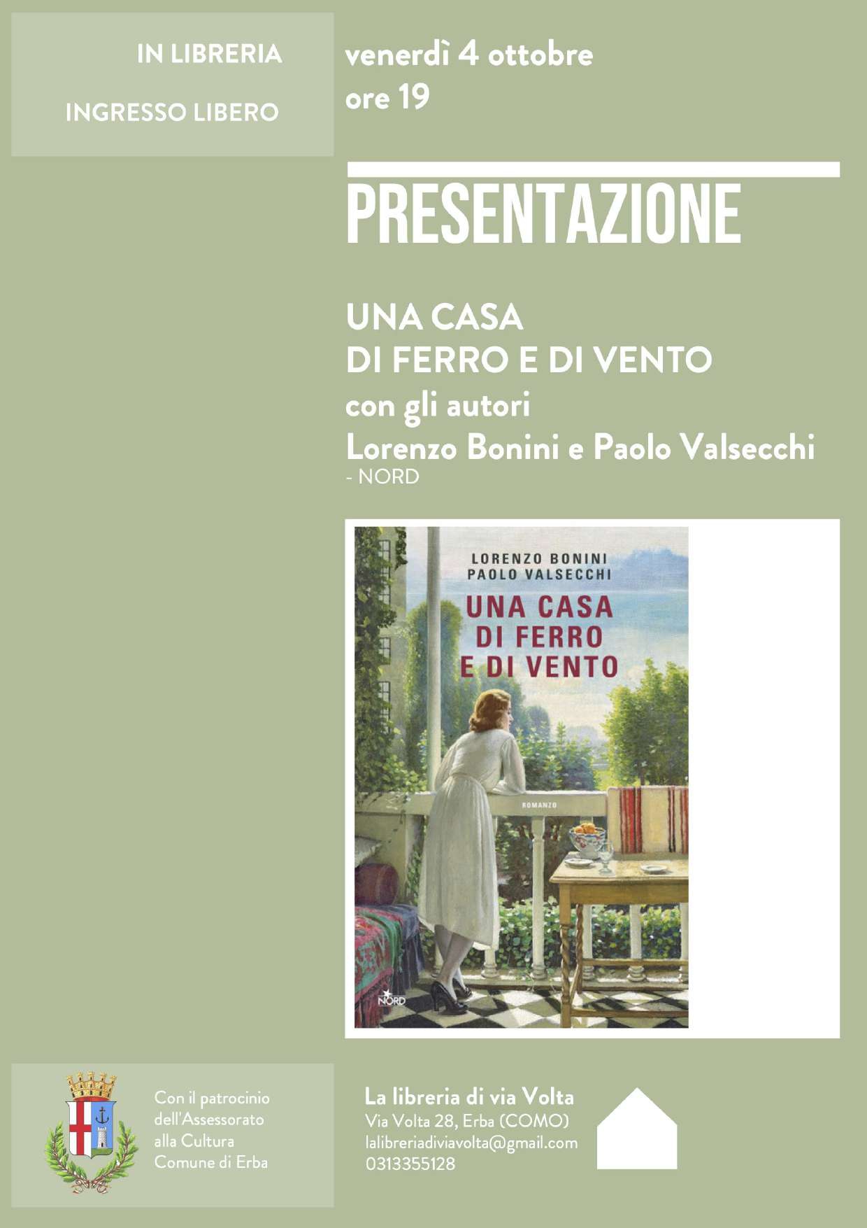 Presentazione libro "Una casa di ferro e di vento"