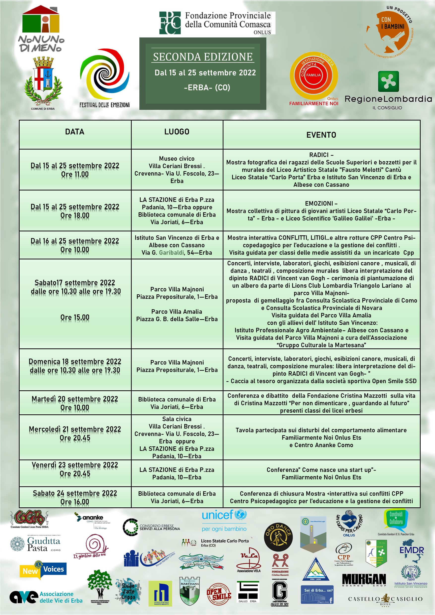 Festival delle emozioni