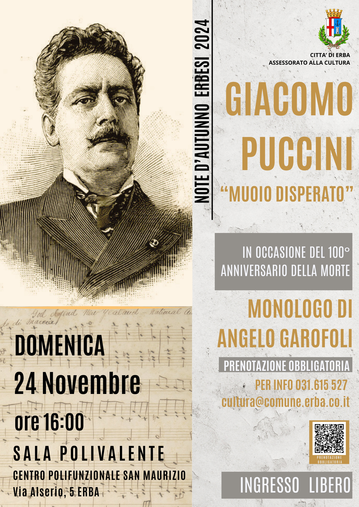 Giacomo Puccini - "Muoio dispertao"