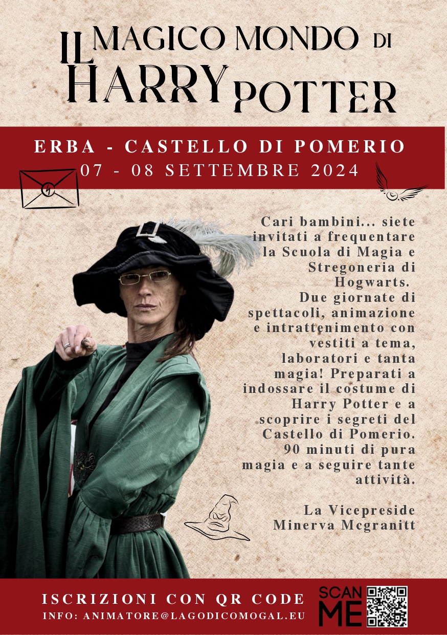 IL MAGICO MONDO DI HARRY POTTER - Erba, Castello di Pomerio 