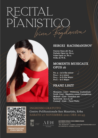 Note d'Autunno Erbesi - Recital Pianistico Irina Bogdanova