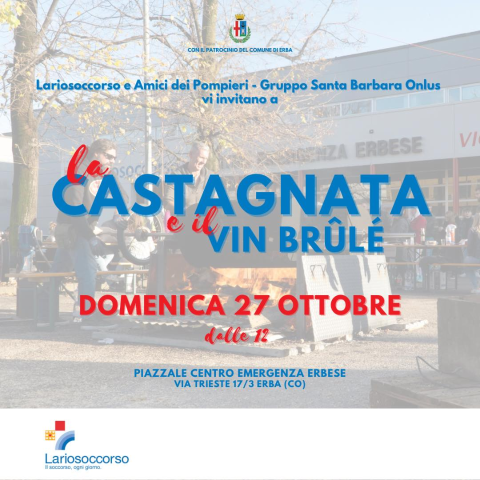 La castagnata e il vin brulè - Lariosoccorso