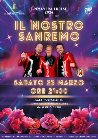 Rassegna Primavera Erbese 2024_Il Nostro Sanremo_No-Xs Trio_23 marzo