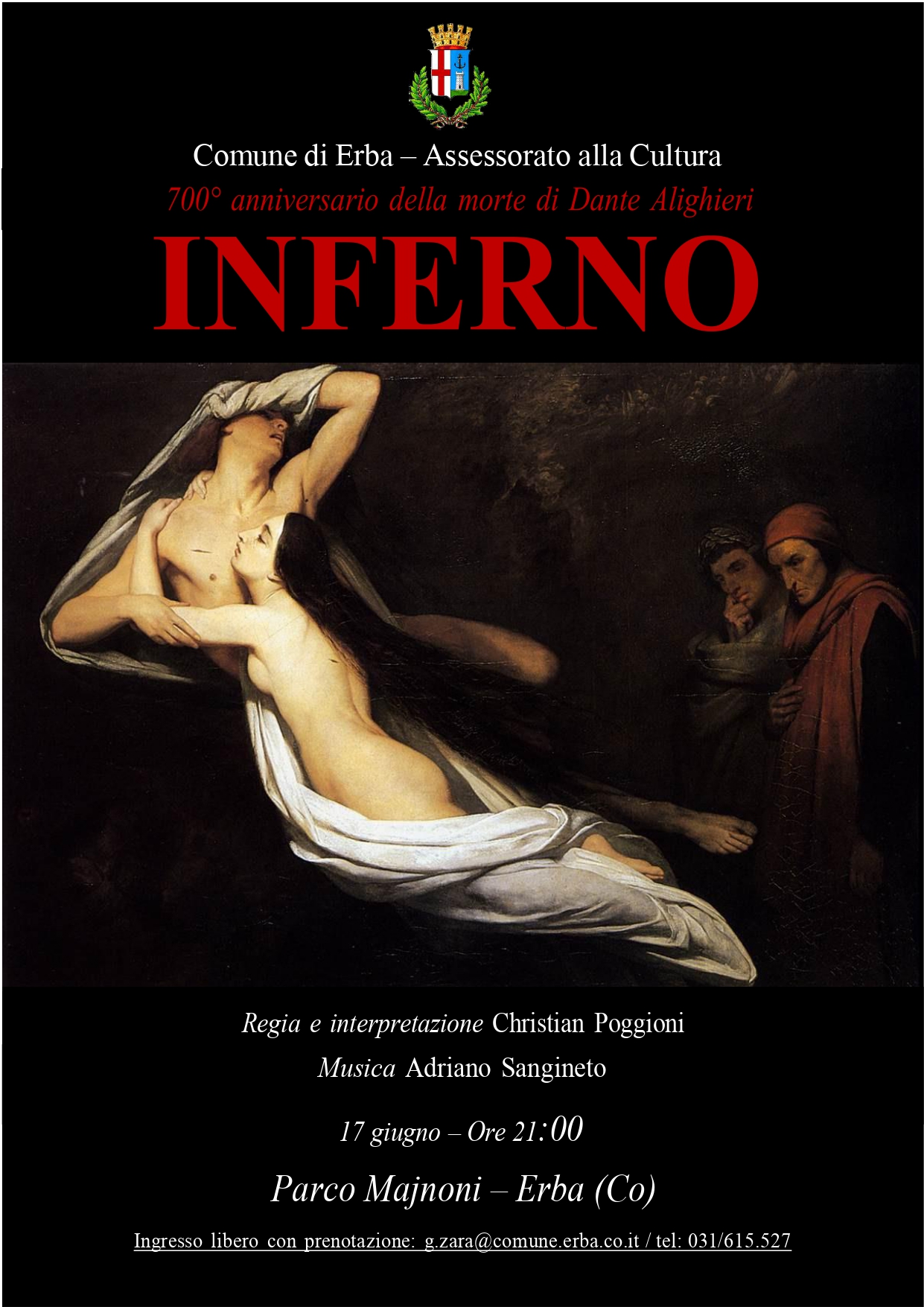 INFERNO regia e interpretazione Christian Poggioni