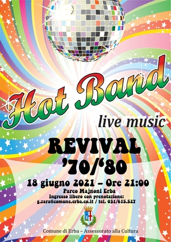 Hot Band live music REVIVAL '70/'80