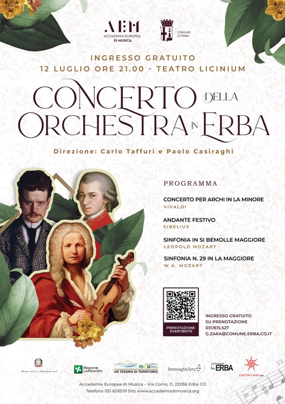 Concerto della Orchestra in Erba - Teatro Licinium