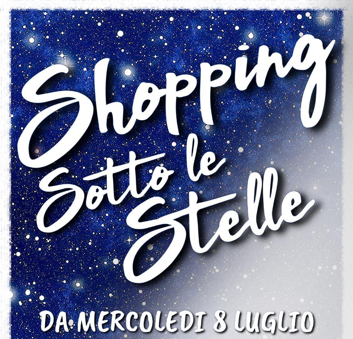 Shopping sotto le stelle